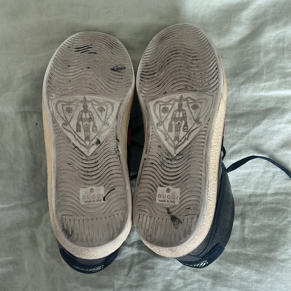 Gucci Ostrich Claw Hi Top Sneakers - Picture 8 of 8